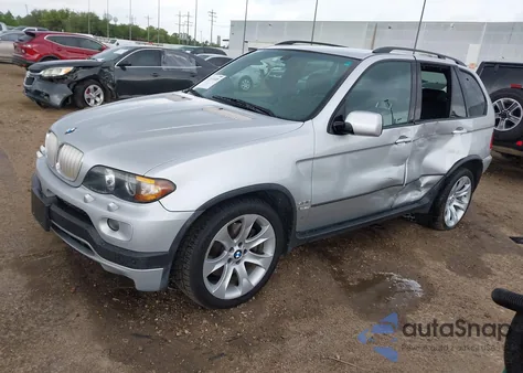 2004 BMW X5 4.8Is из США, поврежденный, VIN 5UXFA93504LE81053